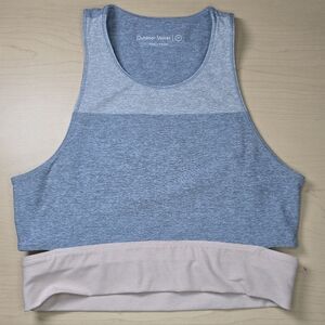 Outdoor Voices Heathered Cropped Workout Tank Top Size Medium